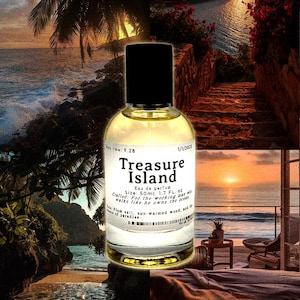 The Vault: Treasure Island- plum, clementine, neroli, and ambery wood- fresh perfume