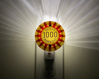 1000 Points When Lit Pinball Pop Bumper Night Light