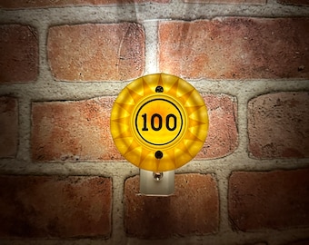 100 Points When Lit Pinball Pop Bumper Night Light