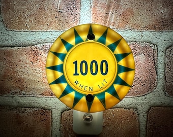 1000 Points When Lit Pinball Pop Bumper Night Light