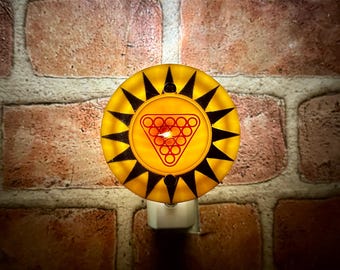 Billiards Pool Que Pinball Pop Bumper Night Light