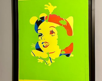 Dorothy Mouse, 2024 Gay Collage Art Wiz Oz Mickey Minnie
