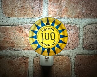 100 Points When Lit Pinball Pop Bumper Night Light