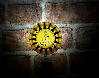 100 Points When Lit Pinball Pop Bumper Night Light
