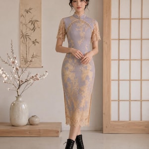 new asian dress designs Singapore, this is the beginning of something beautiful. Bringing our  signature handcrafted embroidery, timeless silhouettes, and modern oriental  elegance to a new home. Our newest creation blooms with scenic embroidery  inspired by