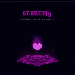 Ritual.exe Animated Scenes, Retro Pixel Twitch, Neon Animated Stream Assets, Glitchcore OBS Scenes