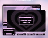 Lovecore Pixel Theme | Animated Stream Pack | Cute Stream Overlay & Alerts for Streamers