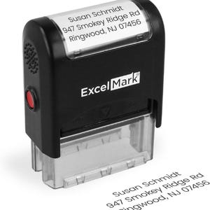 Custom Self-Inking Address Stamp: Personalized Return Address, 3 Line Imprint