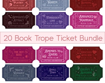 Spicy Gothic book SVG Bundle, Retro Ticket book svg, Reading jpg, Book png, book lover digital Download stickers bookish dark romance