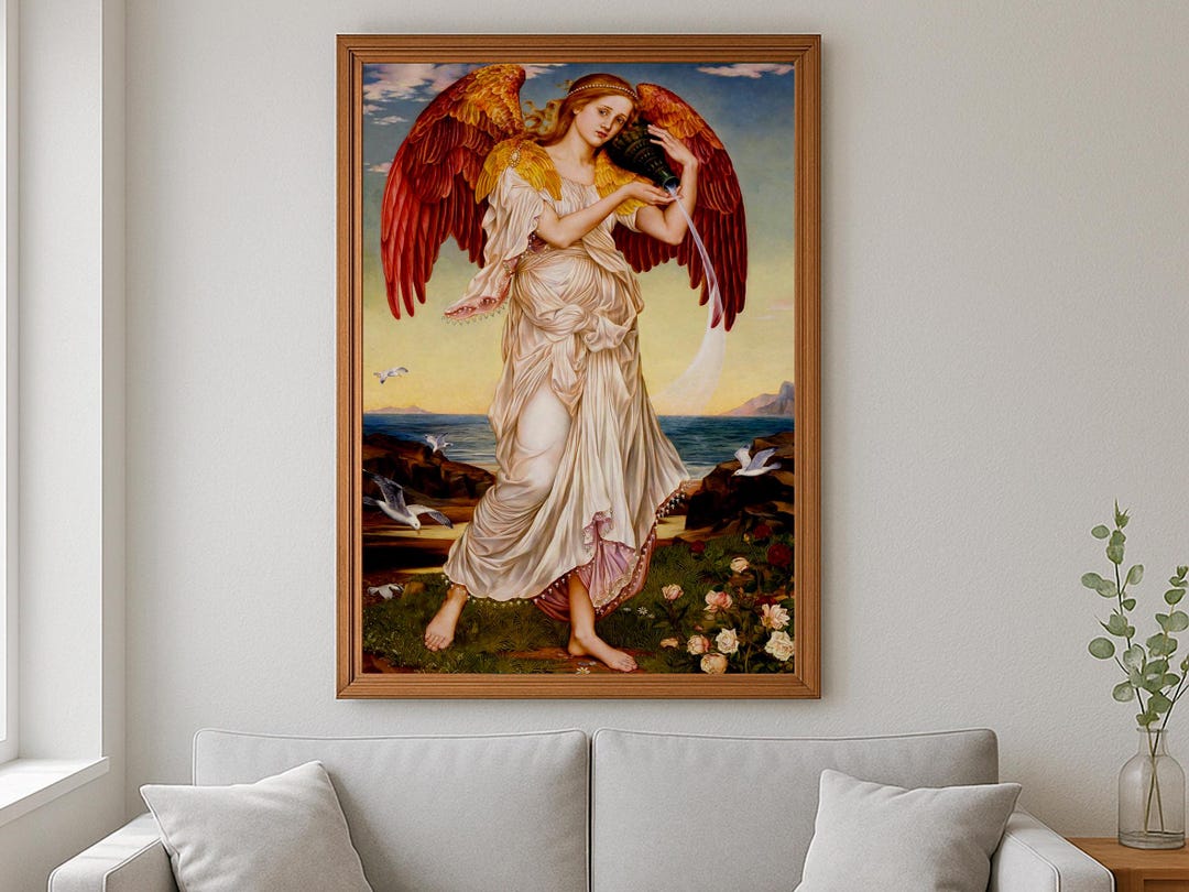 Greek Goddess of Dawn Poster, Evelyn De Morgan Image of Eos Print ...