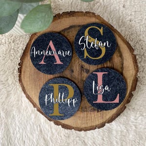 Untersetzer | Gastgeschenk | Tischdeko |Platzkarten | Handmade | Personalisierbar | Geschenk | Geburtstag | Kindergeburtstag