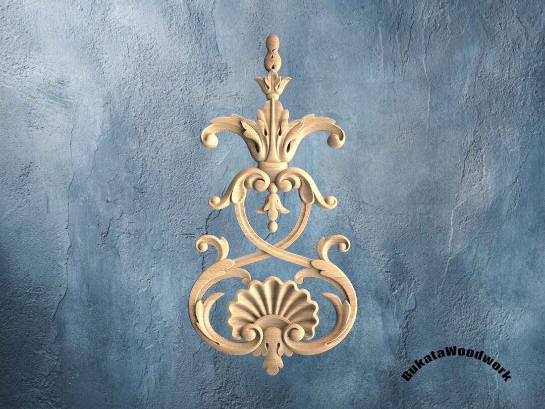 Wooden Wall Applique: French Rococo Shell Design (single Piece) - Etsy