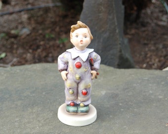 Hummel Goebel "Carnival" Figurine ~#328 ~ Young Child Dressed in a Clown Costume w/ Hat ~ TMK 6 ~ signed ne 88 on base ~ Excellent Condition