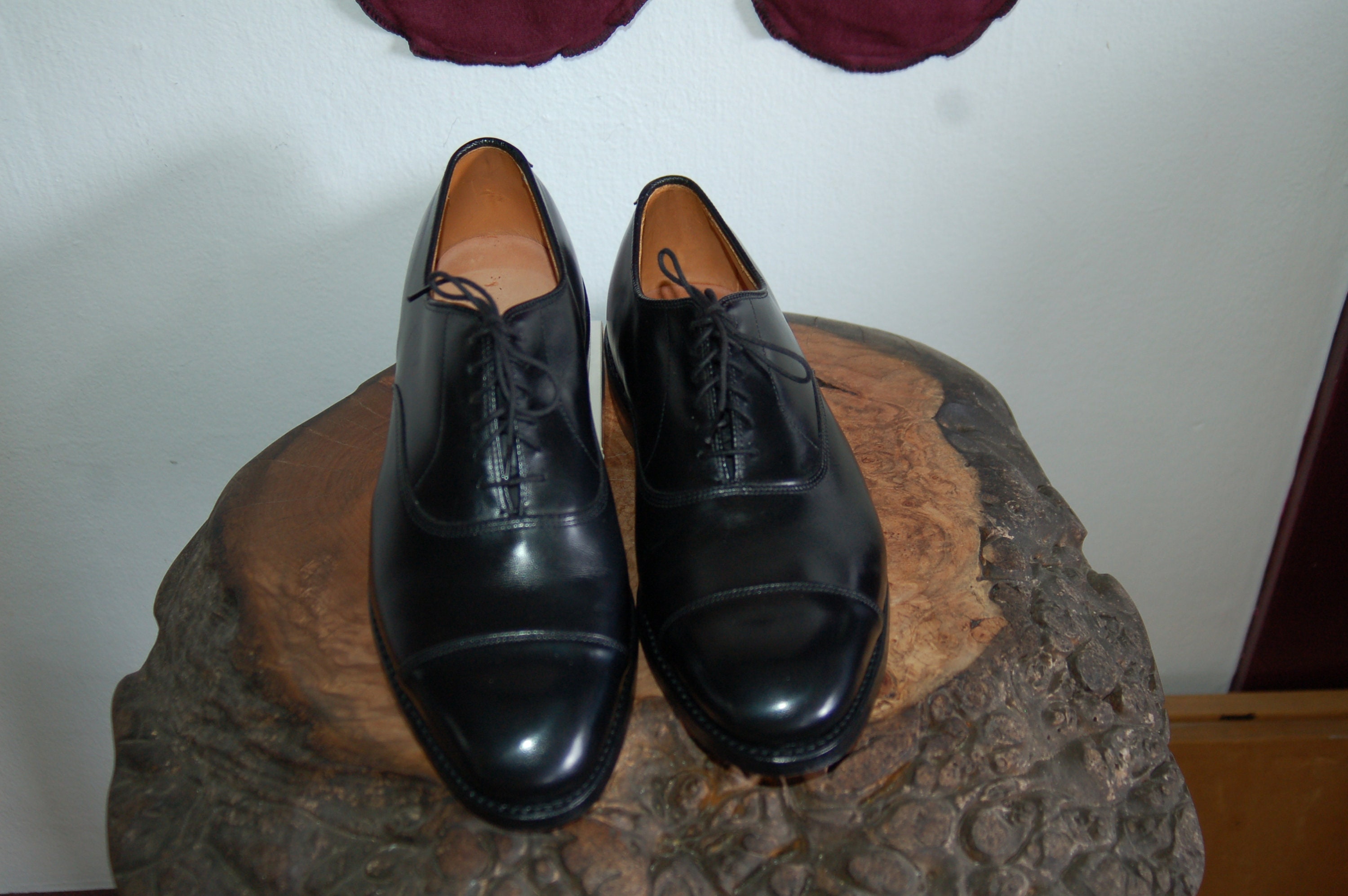 Allen Edmonds US Handmade Park Avenue 5616 Black Calf - Etsy Canada