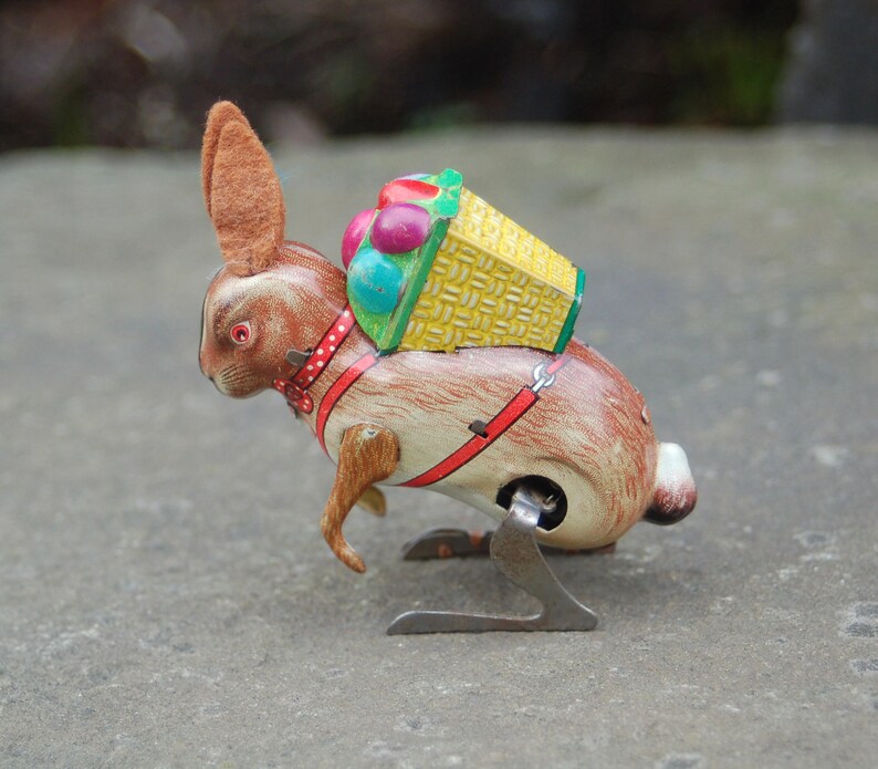 Made in US Zone Germany DRGM vintage Tin Litho Wind Up Toy Etsy