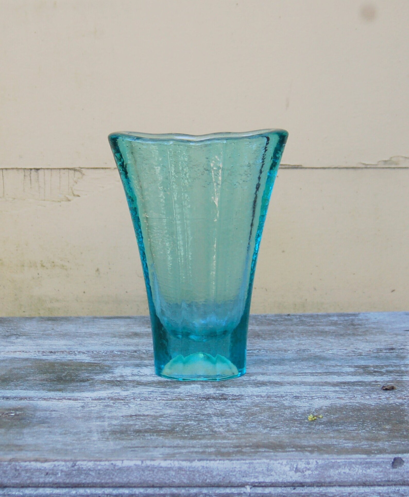 Rare Fire & Light Recycled Signed Art Glass Aurora Vase Fire Etsy