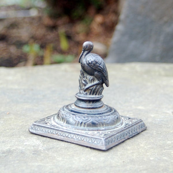 Cast Iron Bird Paperweight Etsy