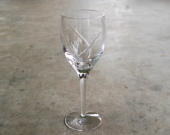 HTF Beautiful Waterford "Siren" Cut Crystal Wine / Water 8 3/4" Stemware / Glass / Goblet ~ Lovely Bright Excellent Condition