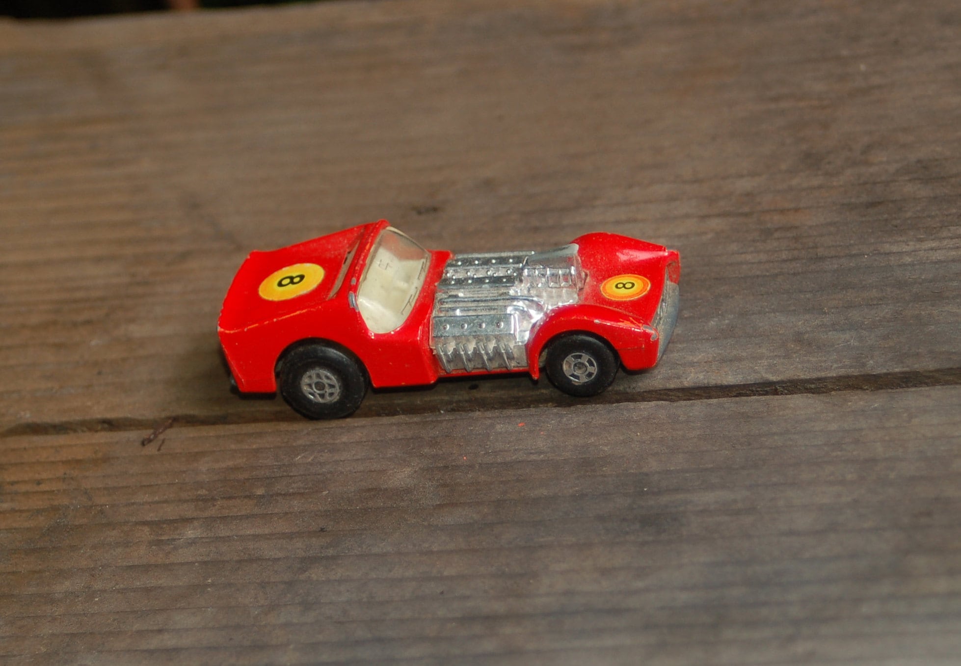1970 Matchbox Series # 19 Red Road Dragster Surperfast ~ Lesney Made in England No Box