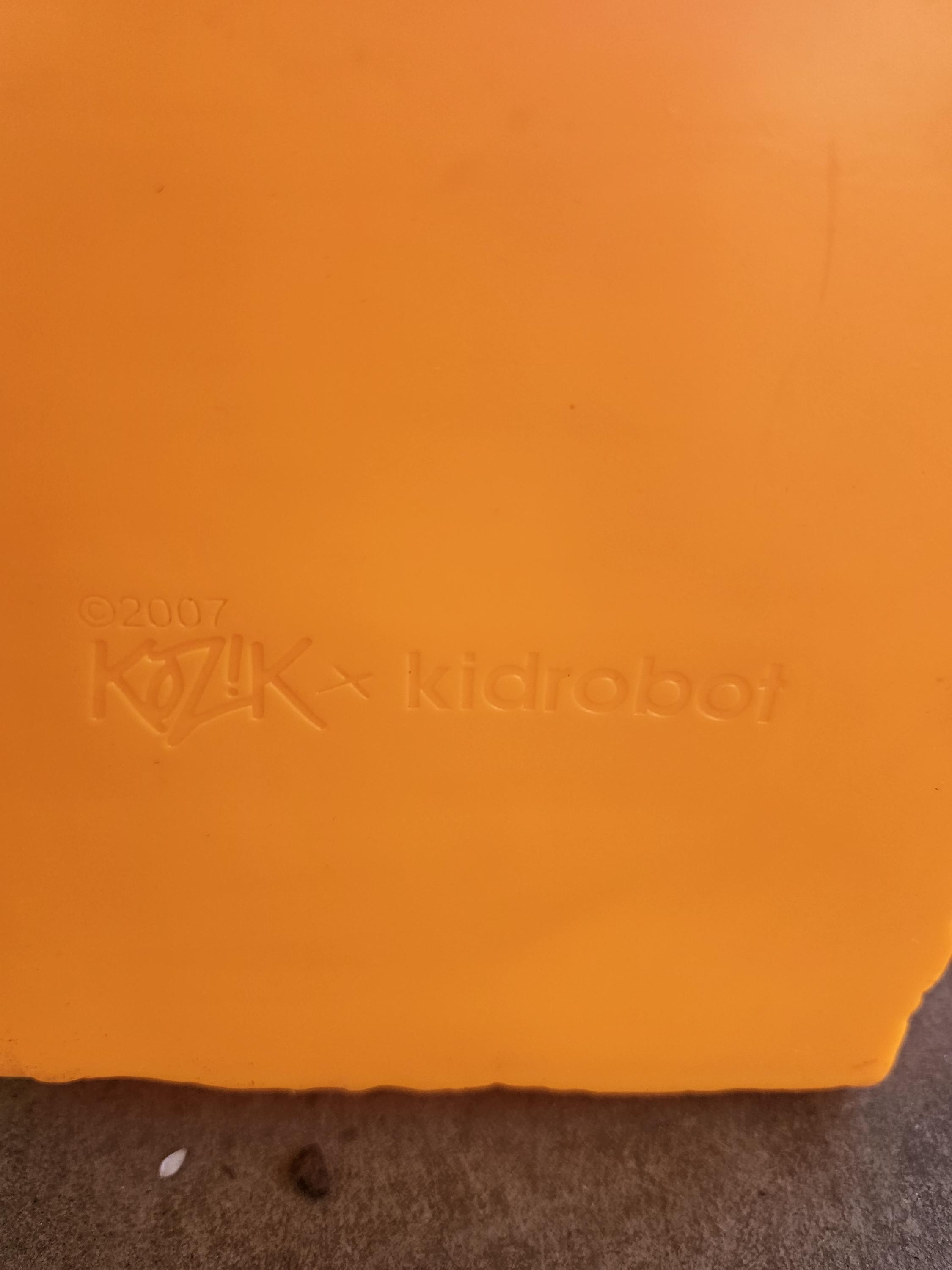 Kidrobot Frank Kozik Smokin' Joe Stalin 14” Orange Bust, Kozik 14