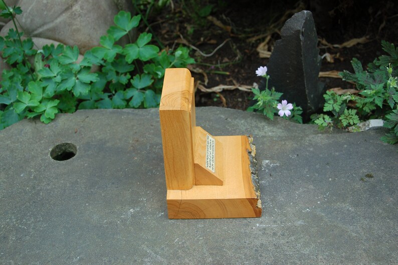 Vernon White Ash Wood Bookend ~ Bookend Made From A White Ash Tree Planted At MT Vernon in 1785 by George Washington 232 year old Mt
