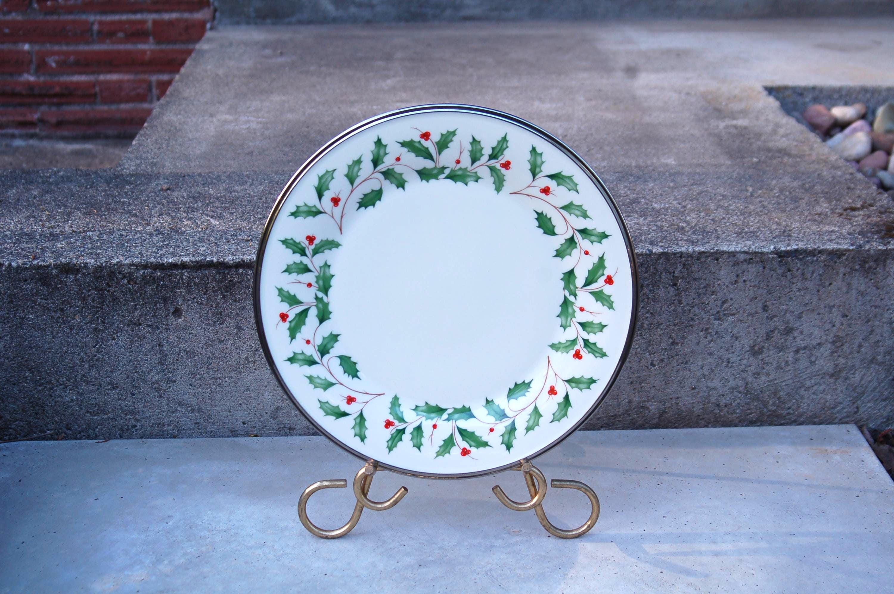 Lenox holly salad plates - Etsy 日本