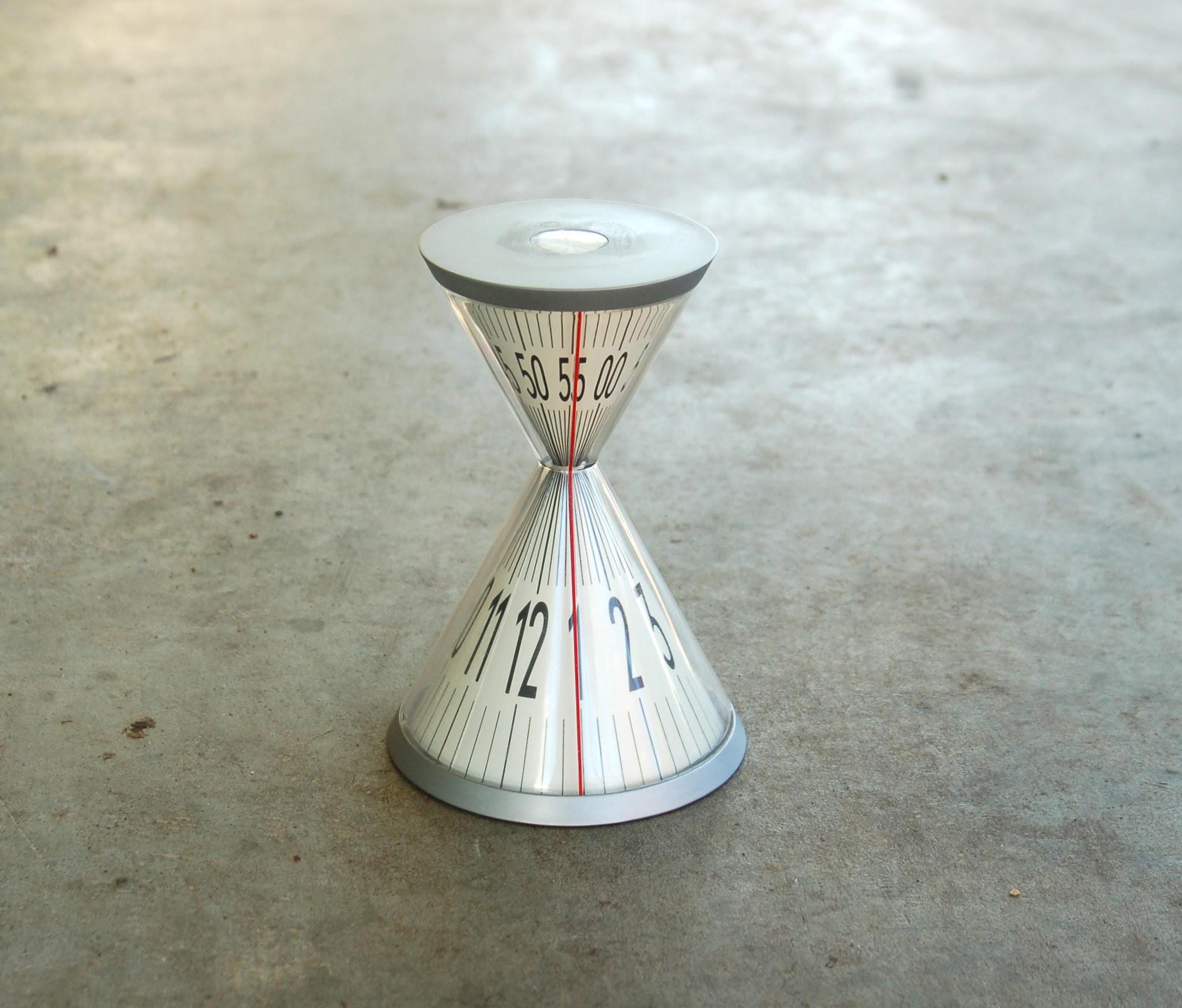  HOURGLASS ルビー　50カラット Vtg Rare HTF David Dear 2003 Hourglass Working Mantle Clock, Desk