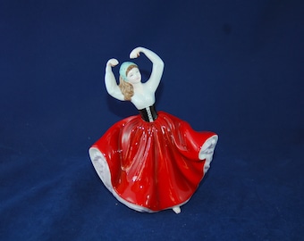 Beautiful Royal Doulton Pretty Lady Karen Figurine ~ HN4779 ~ Margaret Davies Design ~ Lovely Dancing Woman