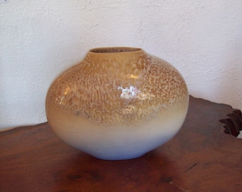 Stunning Flowing Unusual Glaze Porcelain Vase signed Thieberger