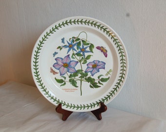 Vintage Portmeirion Botanic Garden Dinner Plate: Sweet Pea