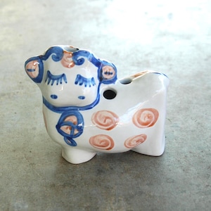 M. A. Hadley Cow with Bell Flower Frog ~ M. A. Hadley Cow Toothbrush Holder ~ M A Hadley Polka Dot Cow Flower Frog Vase ~ Fully Signed ~ EUC