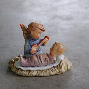 キャンドルホルダー／天国の天使2体セット☆フンメルドイツ・ゲーベル