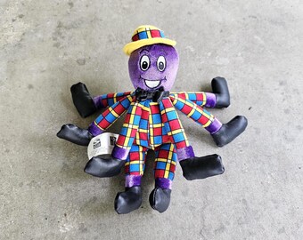 HTF Vintage The Wiggles Henry the Octopus Plush 2003 Spin Master Toy ~  Y2K Nostalgia Children's Stuffed Animal Beanie ~ TV Show Memorabilia