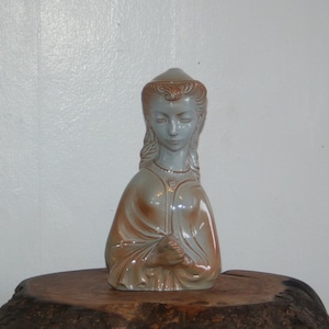 WEDGWOOD 1959 Rare Arnold Machin Bust of Penelope Decorated with by Norman Wilson ~ Fully Marked Wedgwood N. W.  Made in England ~ Excellent
