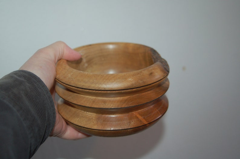 Beautiful Turned Spalted Wood Mortar and Pestle w/ Live Edge Apothecary Herbs Cooking Kitchenware Spells Potions Altars image 7