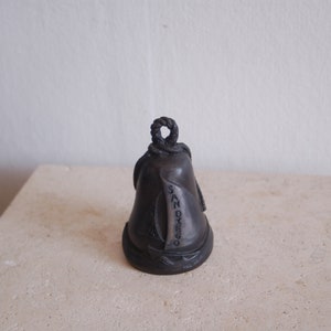 Bronze Bell from the American Bell Association's 1994 San Diego Convention Featuring a Ship at Sea, Rope Topper and Anchor Charm Nice Sound image 10