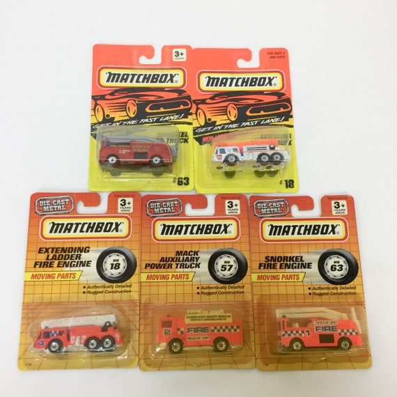 matchbox cars fire truck