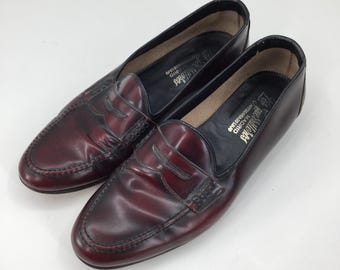 Vintage ALDEN Dark Burgundy Shell Cordovan Full Strap