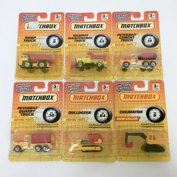 construction matchbox cars