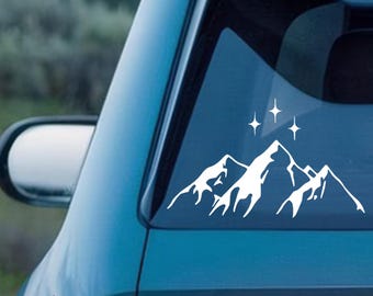 Night Court Mountain Vinyl Decal,ACOTAR Throne of Glass Crescent City Booktok,Multiple Colors Available,Car/Window Decal,Fantasy Book Gift