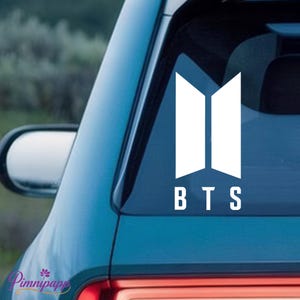 BTS Vinyl Decal,Car/Laptop/Window/Bottle/Glassware Decal,Customizable Size,Multiple Colors Available,K-POP Vinyl Sticker,Gift for BTS Fans