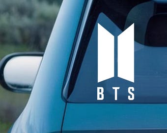 BTS Vinyl Decal,Car/Laptop/Window/Bottle/Glassware Decal,Customizable Size,Multiple Colors Available,K-POP Vinyl Sticker,Gift for BTS Fans