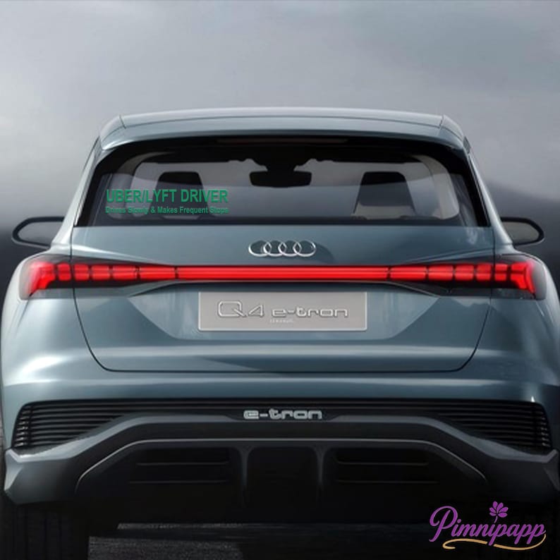 Uber Bumper Sticker Uber/lyft Driver Vinyl Decal, Car/bumper/window Sticker, Drives Slowly ...