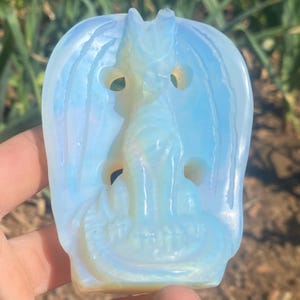 4&#39;&#39;+ Opalite quartz,quartz crystal,hand carved,Crystal Fly Dragon,Fly Dragon skull,Crystal Gifts 1pc