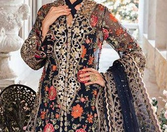 Bridal Lehenga Choli, Pakistani Lehenga Hand Embroidered, Designer Wedding Outfit