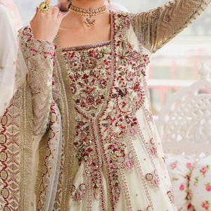 Party Wear Lehenga Choli Set – Net & Organza Embroidered Indian Outfits for Women