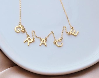 Collier Ras Du Cou Argenté Personnalisable Prénom - Neuf Avec étiquettes