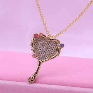 Princess Mırror Necklace, Princess Necklace, Mırror Necklace