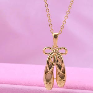 Ballet Necklace, Ballerina Shoes, Ballerina Necklace, Shoe Necklace, Princess Necklace