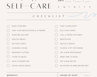 Self Care Daily Routine Planner Challenge Wellbeing Exercise Senior Wheelchair Nursing Home 30 Day Self Challenge Physical Therapy PDF